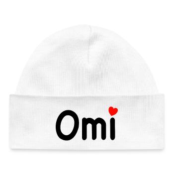Oma Omi Rentnerin - Baby Organic Mütze - Weiß - Vorne