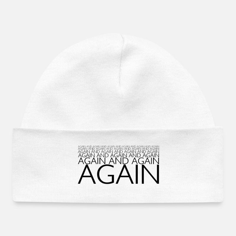 ENCORE ET ENCORE ET ENCORE - Bonnet bébé bio - blanc