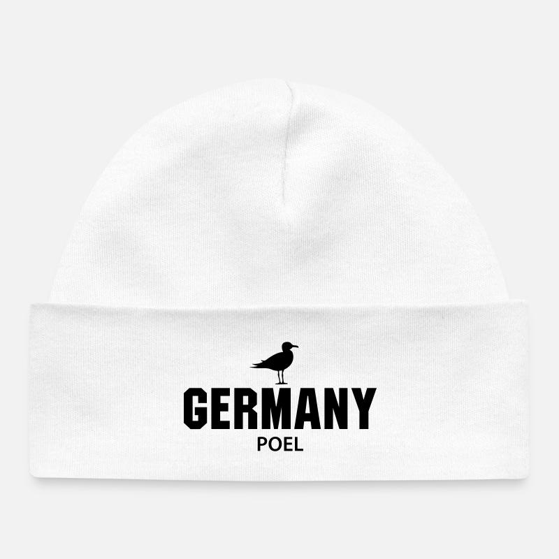 Poel ALLEMAGNE - Bonnet bébé bio - blanc
