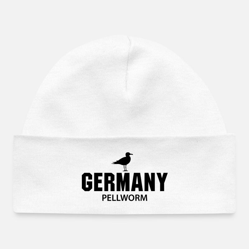 Pêlon ALLEMAGNE - Bonnet bébé bio - blanc