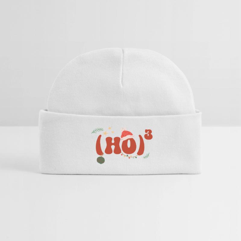 Christmas Math Hohoho Math Formula Math Baby Organic Beanie