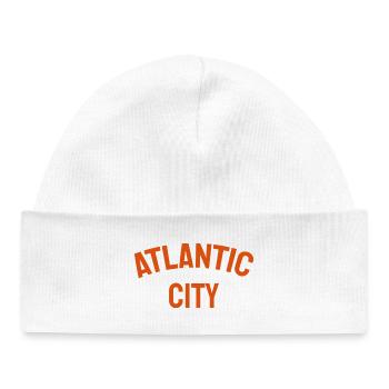 Atlantic City - Est. 1854 - New Jersey - USA - Baby Organic Mütze - Weiß - Vorne