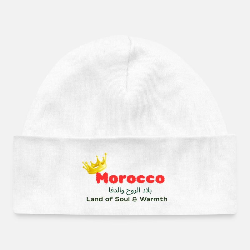 Maroc - Bonnet bébé bio - blanc