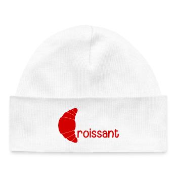 Croissant - Baby Organic Beanie - white - Front