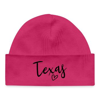 Texas Heart Women’s Love Texas - Bonnet bébé bio - blanc - Devant