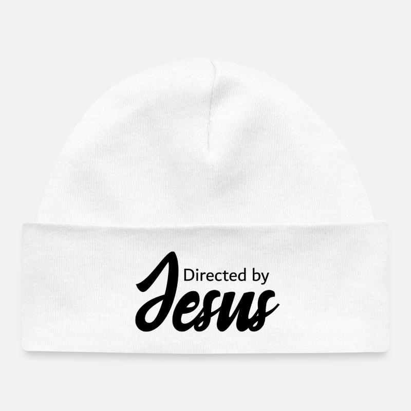 Regie_Jesus - Bonnet bébé bio - blanc