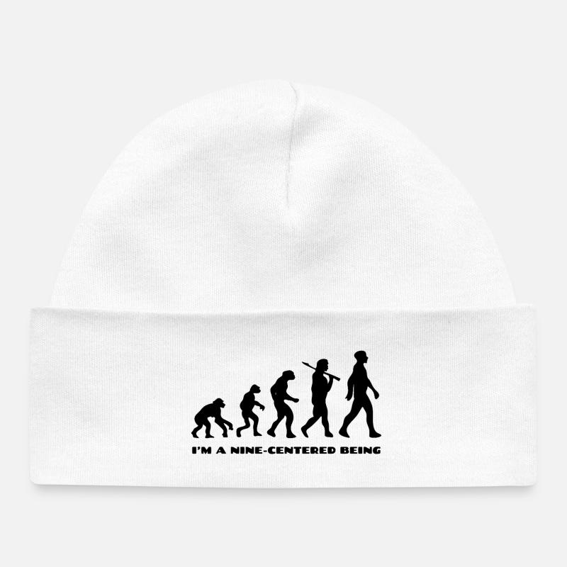 Evolution - Baby Organic Beanie - white
