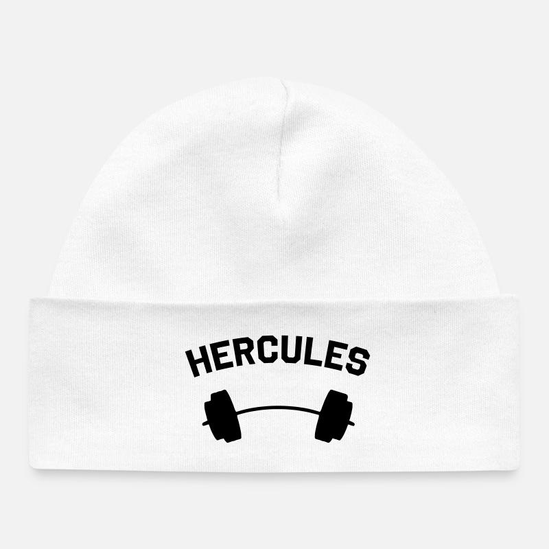 Hercules - Baby Organic Beanie - white