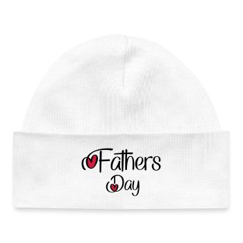 Father's Day - Baby Organic Beanie - white - Front