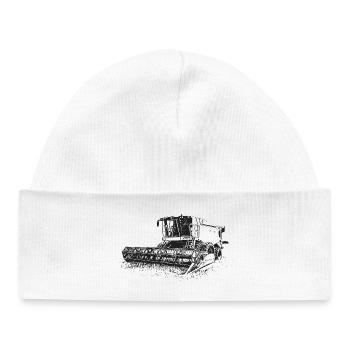 Combine Harvester Lexion 550 - Baby Organic Beanie - white - Front
