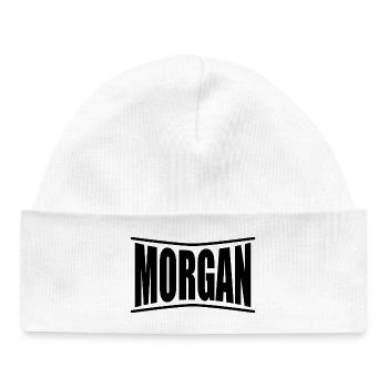 t-shirt Morgan t-shirt gift idea - Baby Organic Beanie - white - Front
