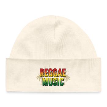 Feel the Reggae Music - Baby Organic Beanie - white - Front
