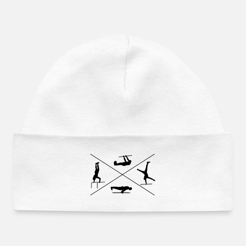 L’ÉCOLE DE GYMNASTIQUE SUÉDOISE - Bonnet bébé bio - blanc