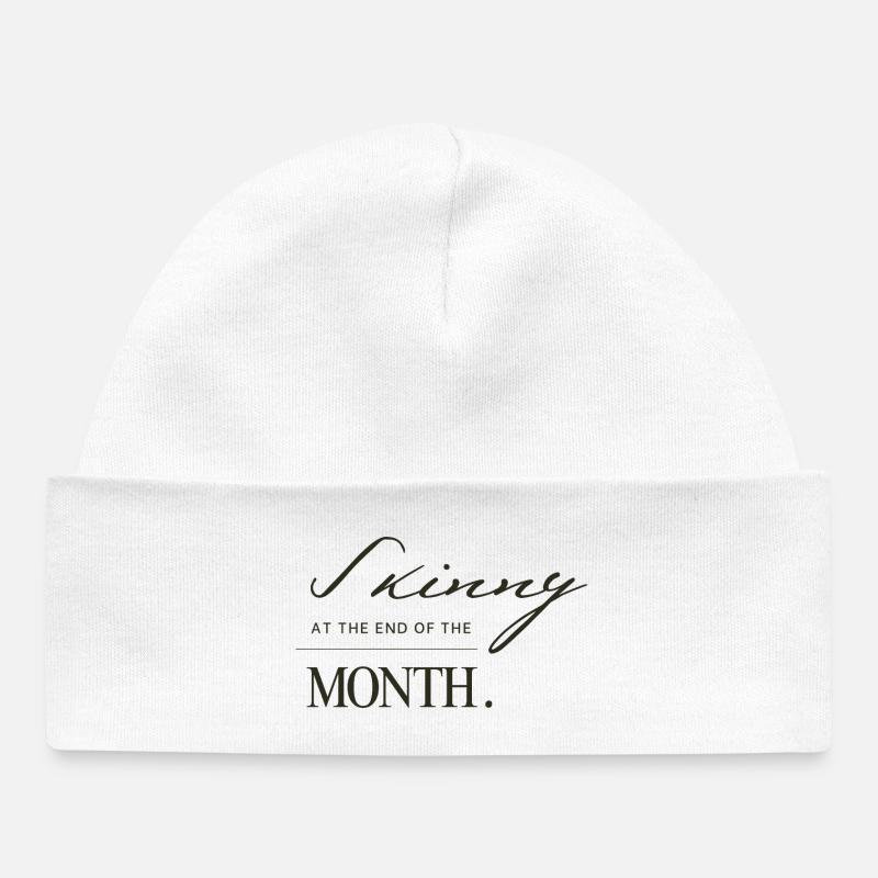 TShirt Skinny n 3 - Bonnet bébé bio - blanc
