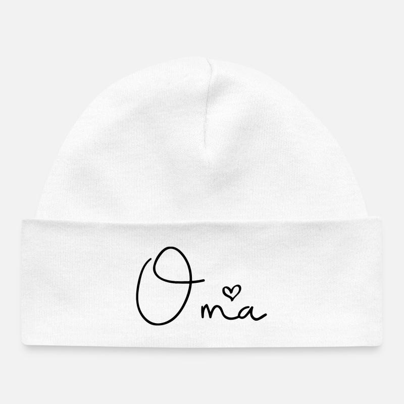 Grand-mère - Bonnet bébé bio - blanc