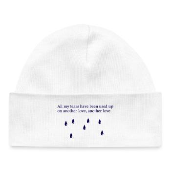 Un autre amour - Bonnet bébé bio - blanc - Devant