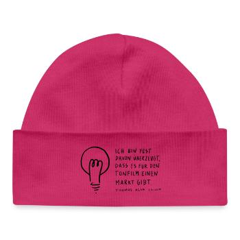 Thomas Edison - Baby Organic Beanie - white - Front