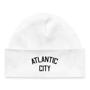 Atlantic City - Est. 1854 - New Jersey - USA - Baby Organic Mütze - Weiß - Vorne