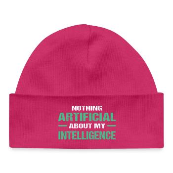 Intelligence artificielle GPT - Bonnet bébé bio - blanc - Devant