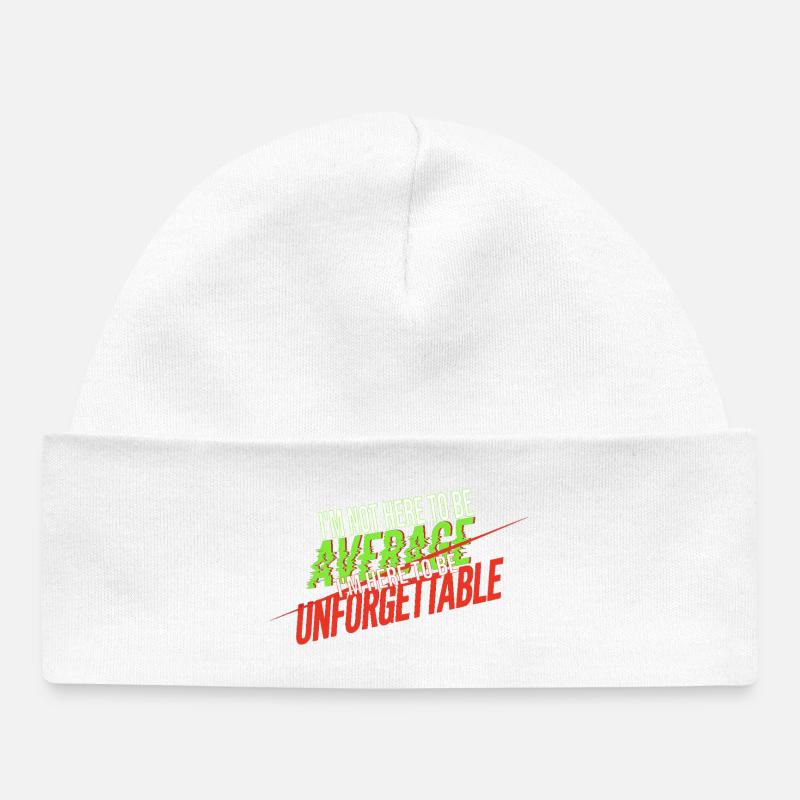 inoubliable - Bonnet bébé bio - blanc