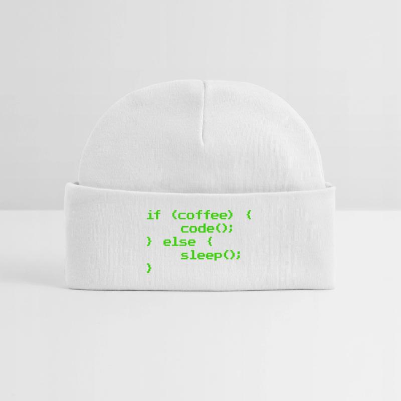 Kein Kaffee Kein Code Programmierer Informatiker Baby Organic Mütze