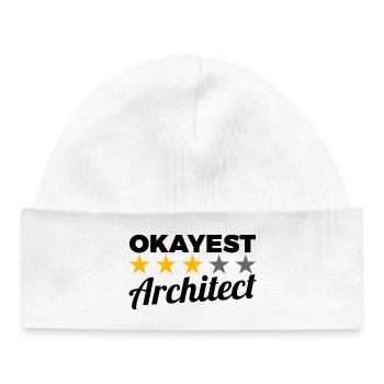 Architecte ordinaire - Bonnet bébé bio - blanc - Devant