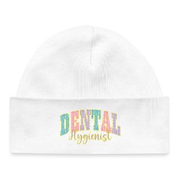 Dental Hygienist Color Palette Dental Hygienist - Baby Organic Beanie - white - Front