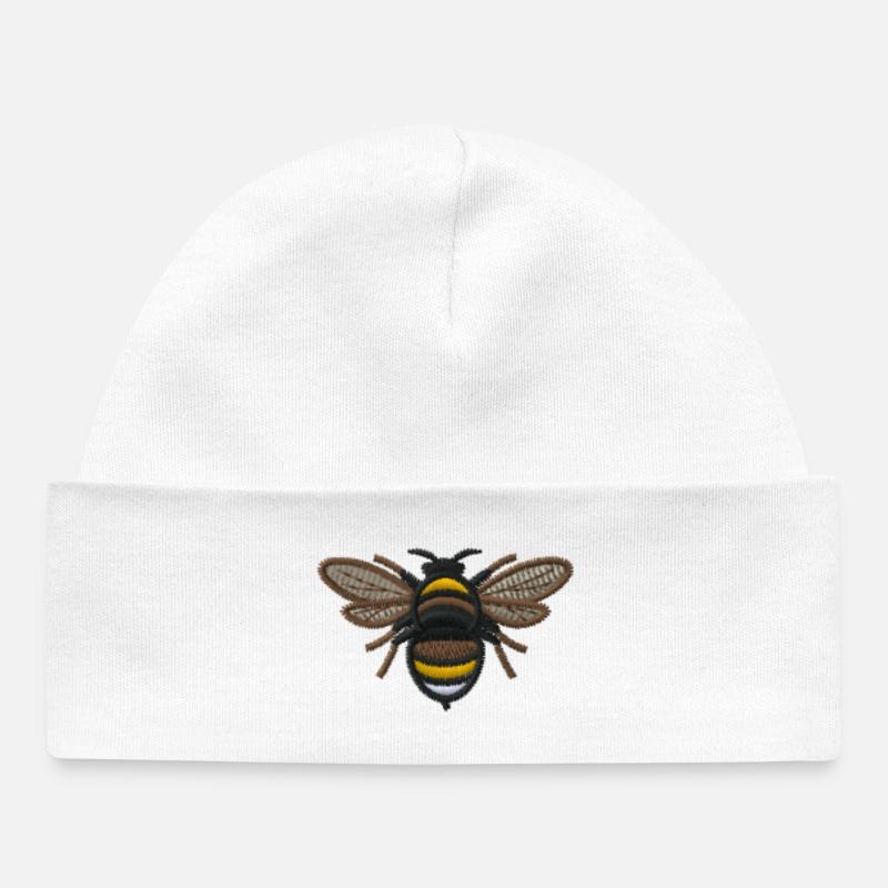 Bourdon - Bonnet bébé bio - blanc