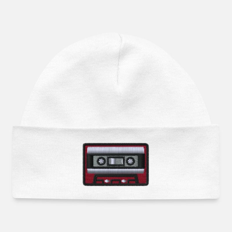 Mixtape - Bonnet bébé bio - blanc