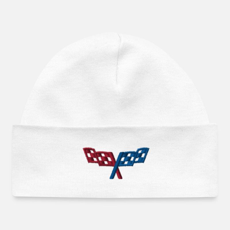 Indicateur de départ - Bonnet bébé bio - blanc