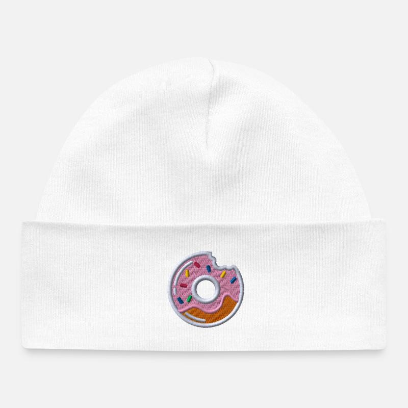 Beignet - Bonnet bébé bio - blanc