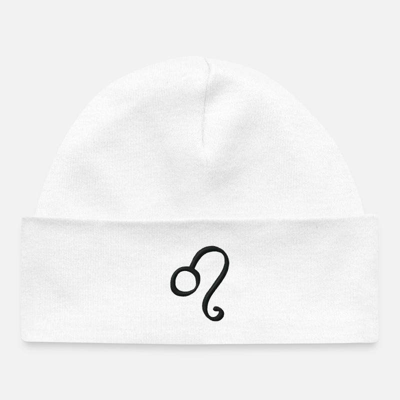 Lion - Bonnet bébé bio - blanc