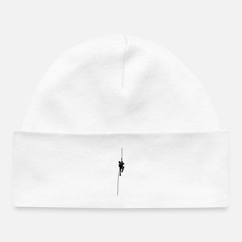 climbing - Bonnet bébé bio - blanc