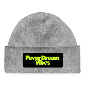 Fever Traum Vibes: Neon Schriftzug - Baby Organic Mütze - Grau meliert - Vorne