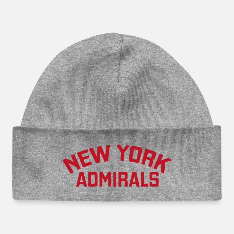 New York Admirals - Bonnet bébé bio - gris chiné