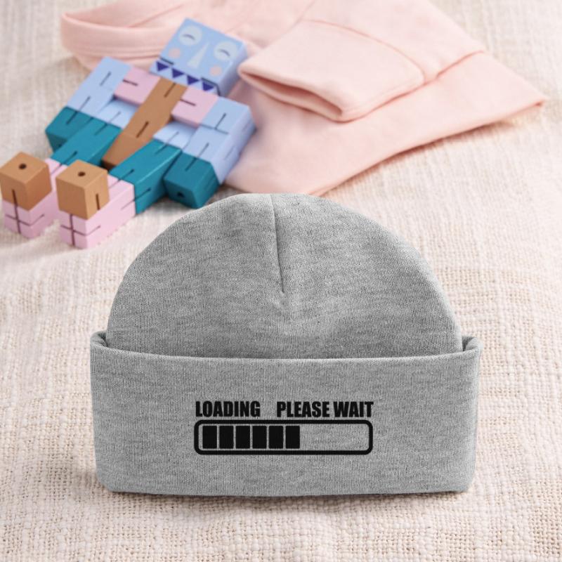 Loading wait a while Baby Organic Beanie