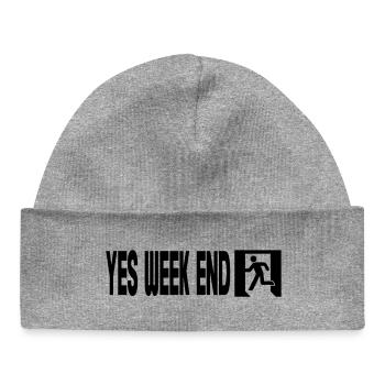 Yes week end - la délivrance des travailleurs - Bonnet bébé bio - gris chiné - Devant