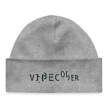 vibecoder_mono bug - Bonnet bébé bio - gris chiné - Devant