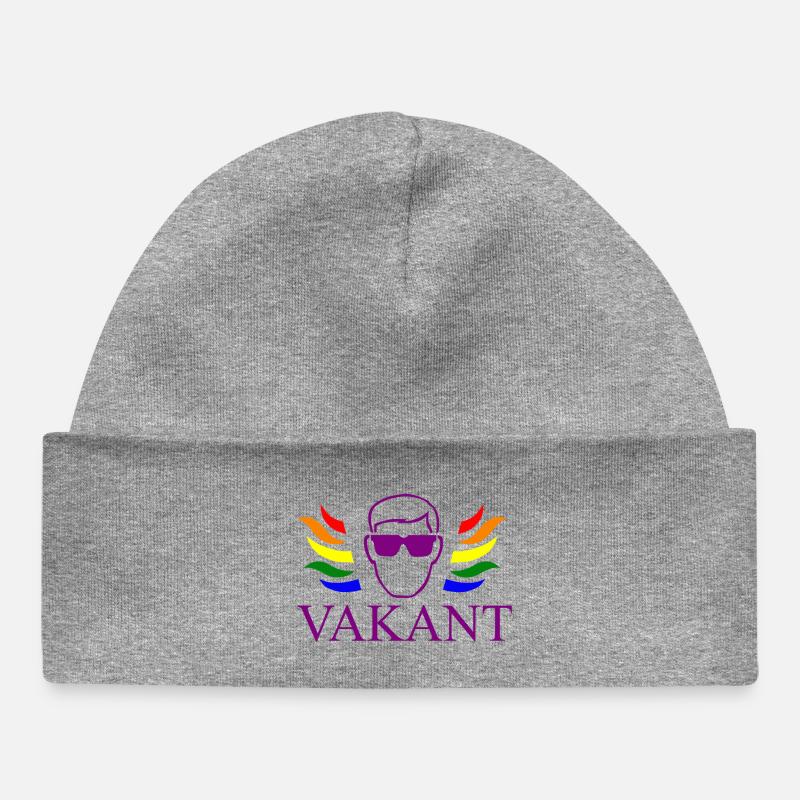 Vacant / Vacant Type - Baby Organic Beanie - heather grey