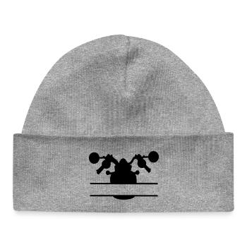 Logo du sport automobile - Bonnet bébé bio - gris chiné - Devant