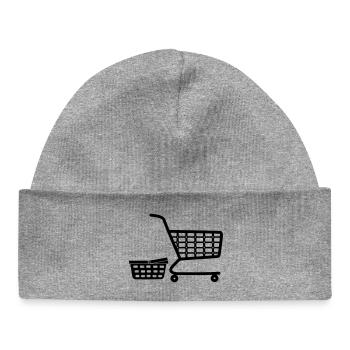 Shopping cart and basket - Baby Organic Beanie - heather grey - Front