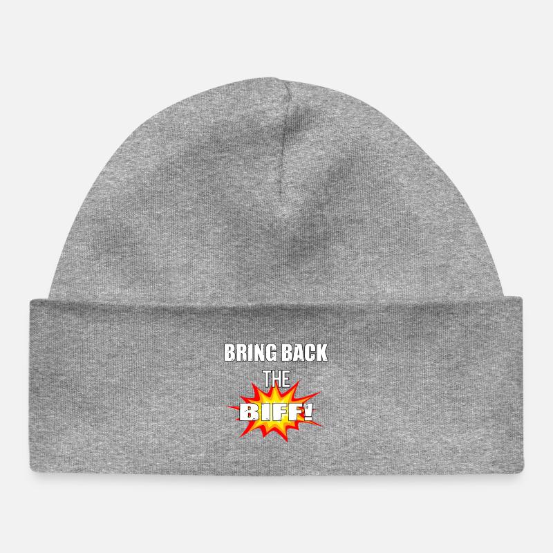 Rugby Biff - Bonnet bébé bio - gris chiné