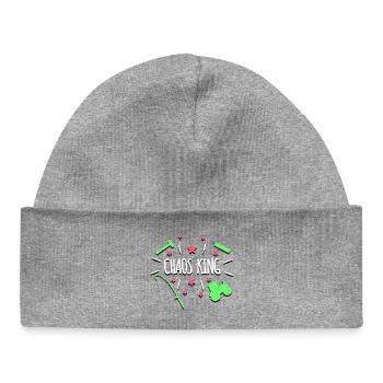 Chaos King - Baby Organic Beanie - heather grey - Front