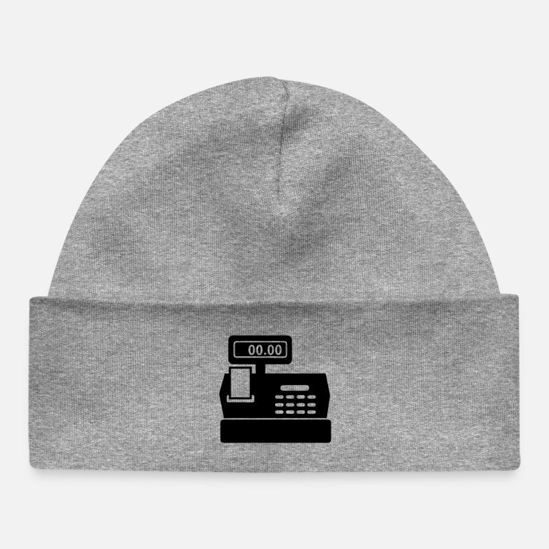 Caisse enregistreuse pour supermarché - Bonnet bébé bio - gris chiné