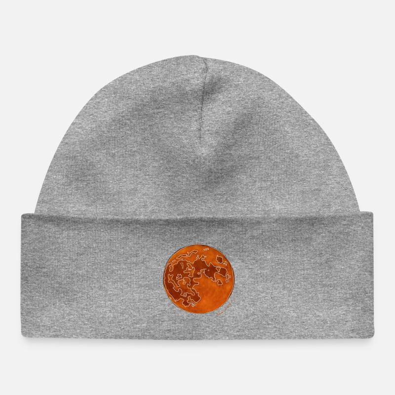 LA LUNE ORANGE - Bonnet bébé bio - gris chiné