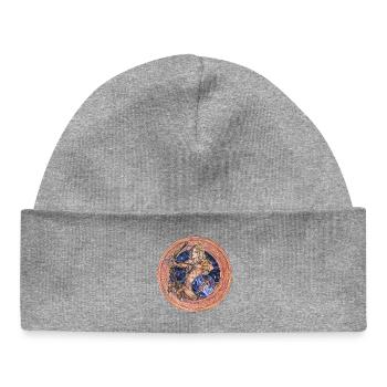 Zodiac Sign Sternzeichen Schütze Sagittarius - Baby Organic Beanie - heather grey - Front