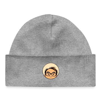 Felix does something - Baby Organic Beanie - heather grey - Front