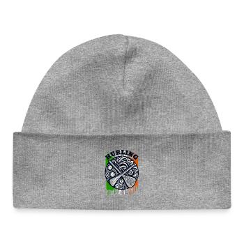 Hurling - Baby Organic Beanie - heather grey - Front