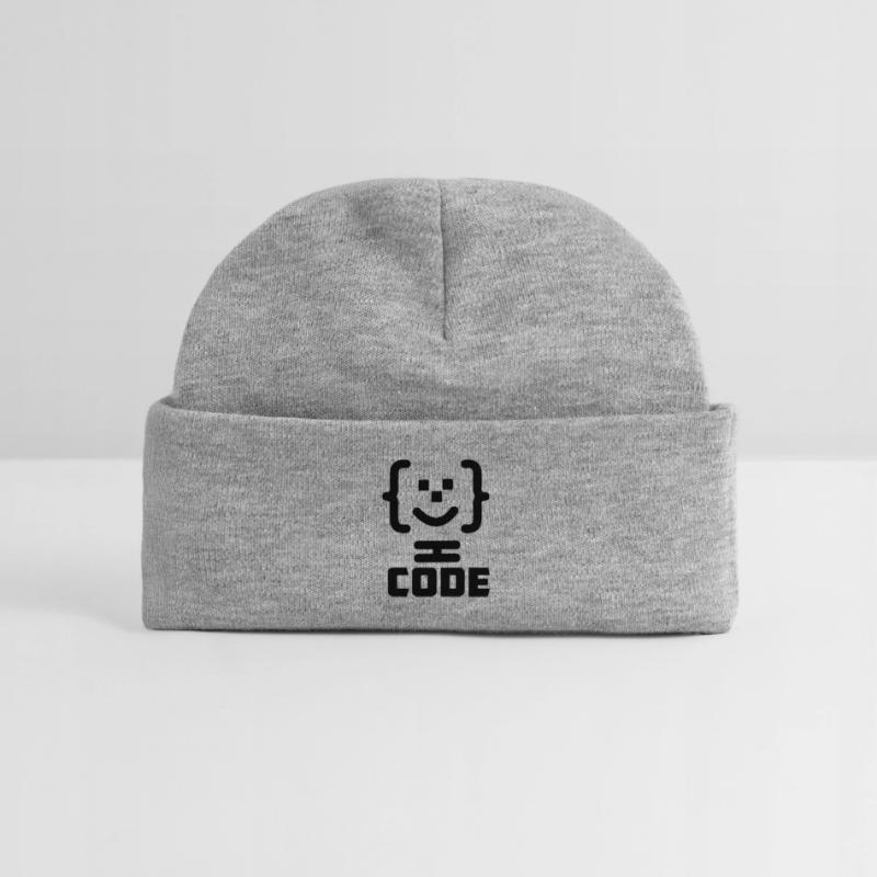 Hauptprogrammierer-Code-Logo mit Text CODE Baby Organic Mütze