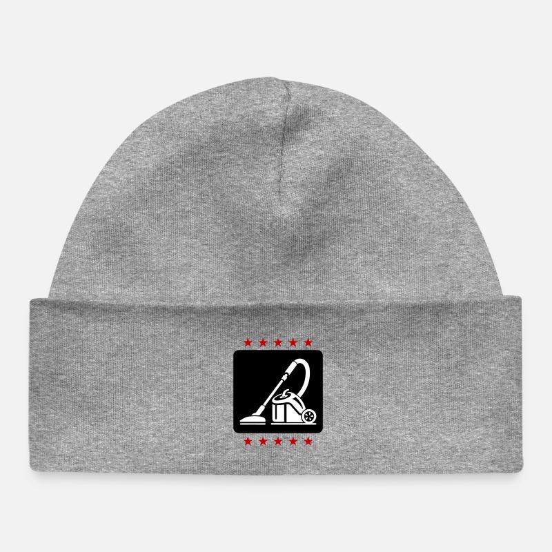 Nettoyage des aspirateurs - Bonnet bébé bio - gris chiné